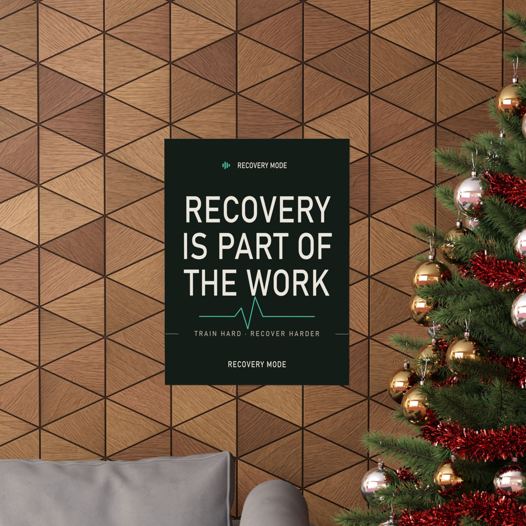 Recover Like You Train — Home Gym Wall Art Poster