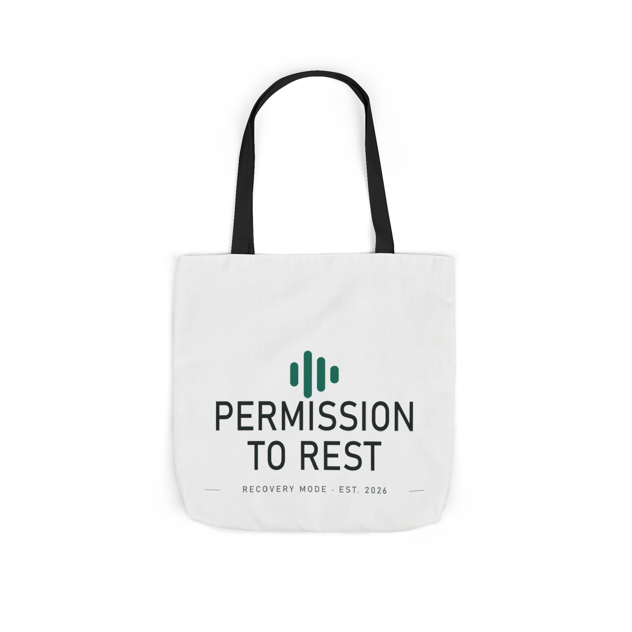 Permission to Rest — Recovery Canvas Tote