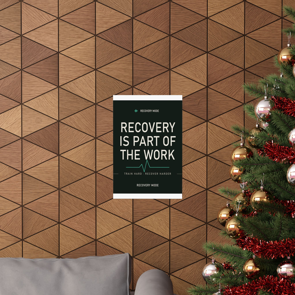 Recover Like You Train — Home Gym Wall Art Poster