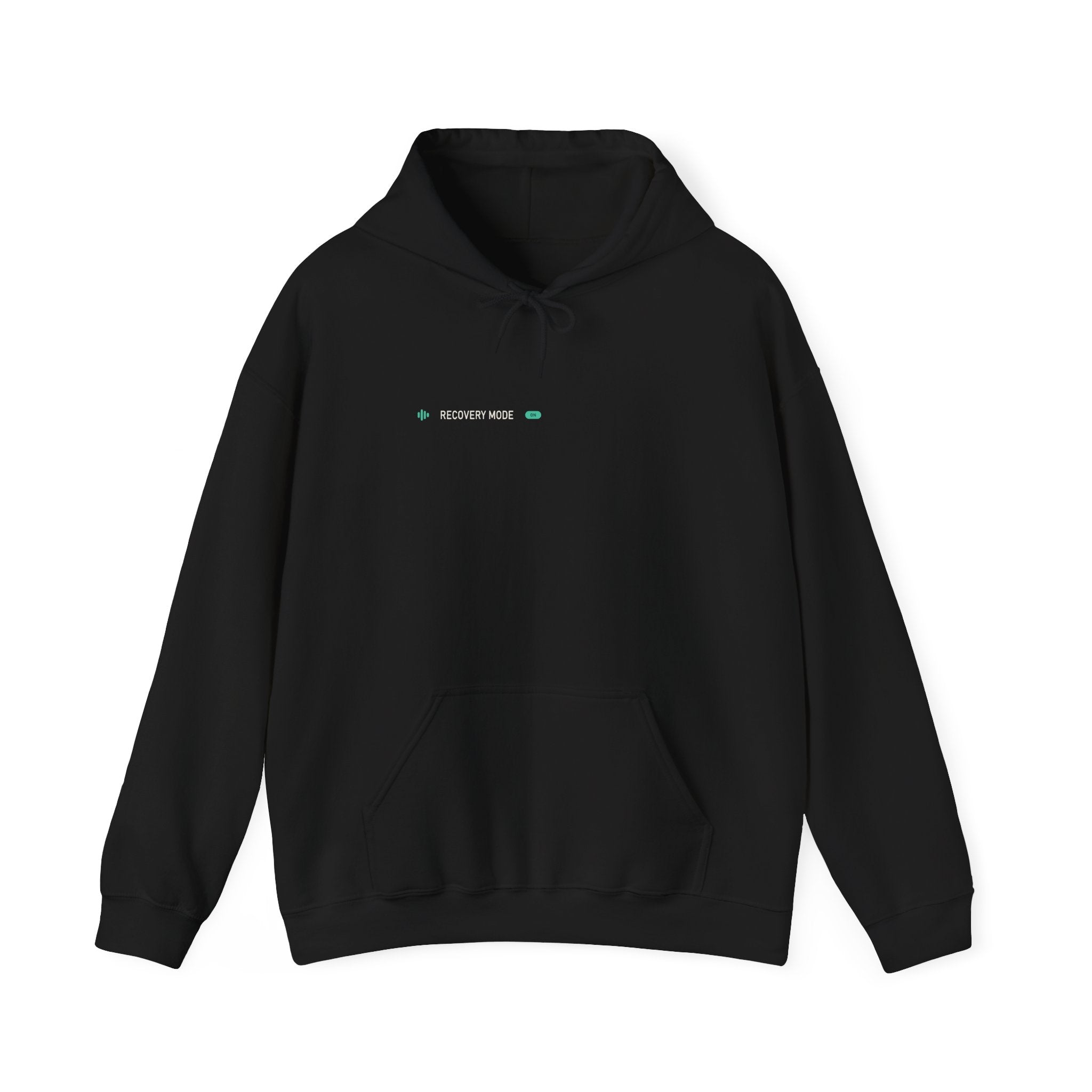 Rest Is Part of the Work recovery hoodie — heavy-blend pullover