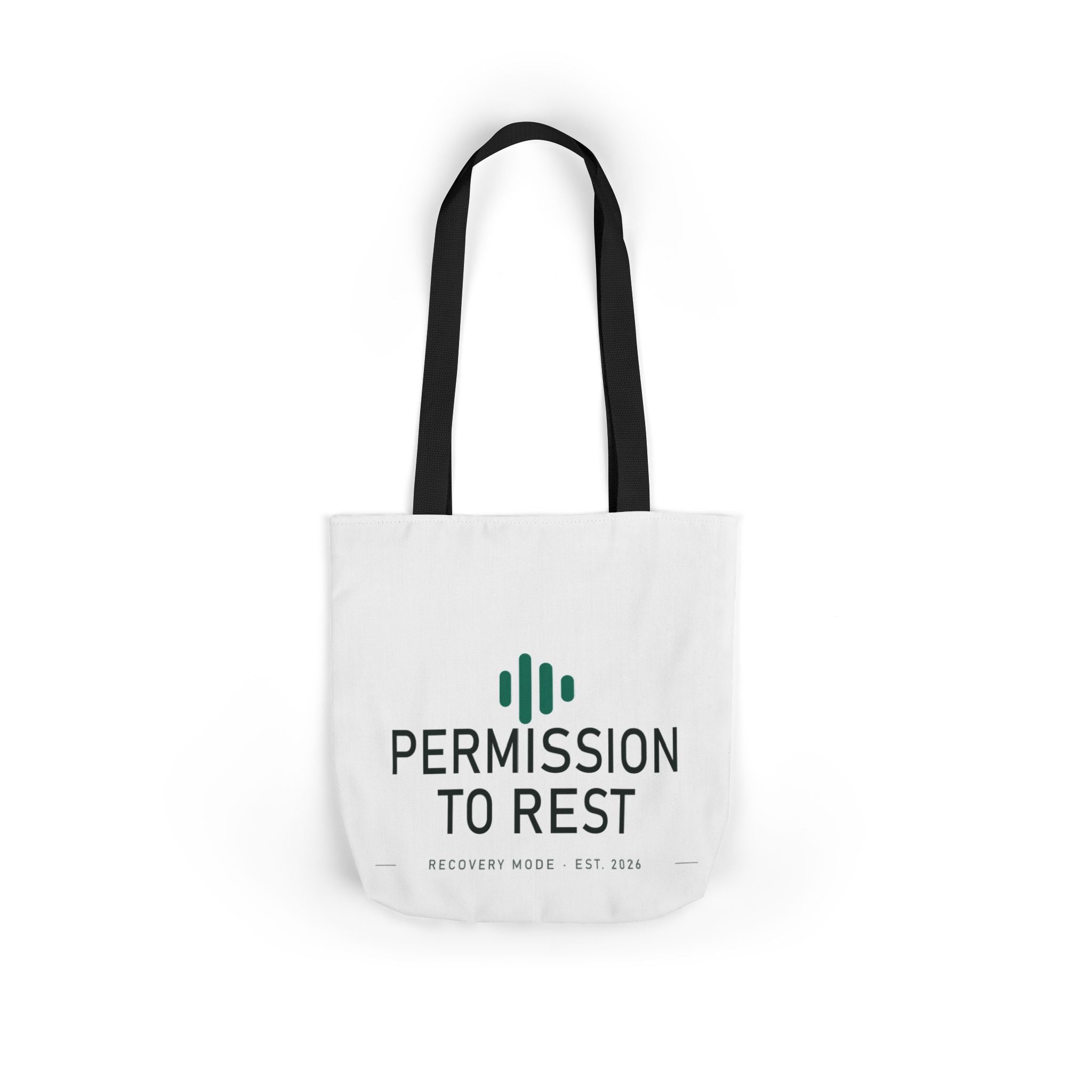 Permission to Rest — Recovery Canvas Tote