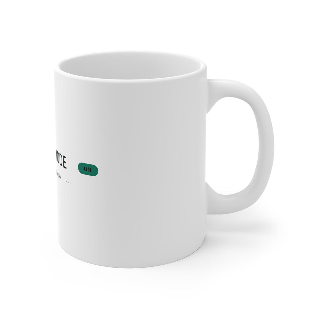 Recovery Mode: ON ceramic mug — lifestyle photo