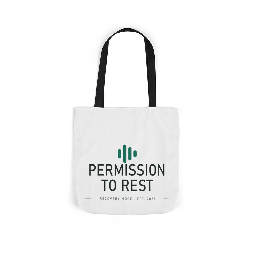 Permission to Rest — Recovery Canvas Tote