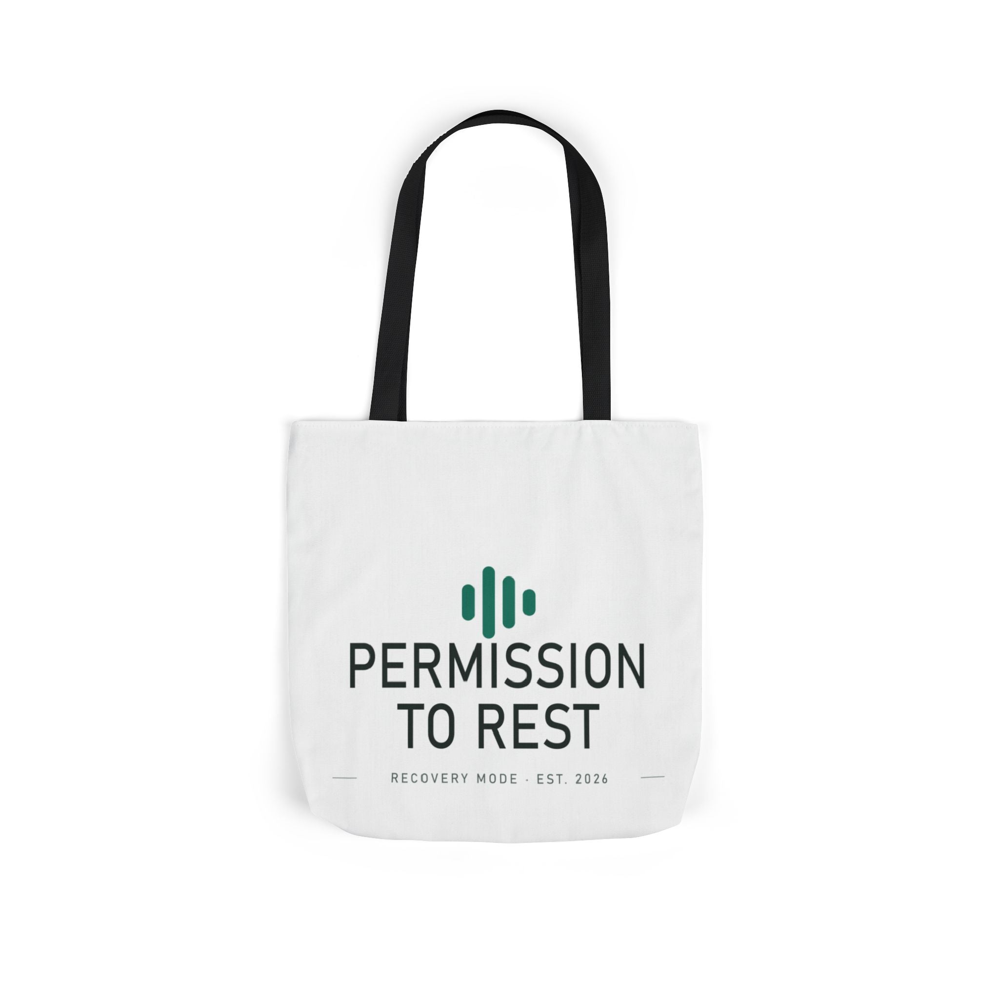 Permission to Rest — Recovery Canvas Tote